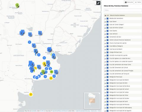 uMap obras Francisco Salamone